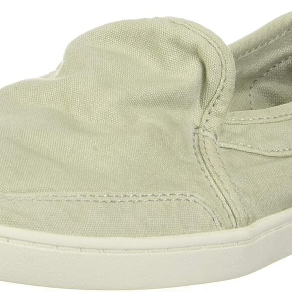 Womens Canvas Loafers Slip-On Shoes Low-top Comfort Rubber Sole Casual - Picture 1 of 7